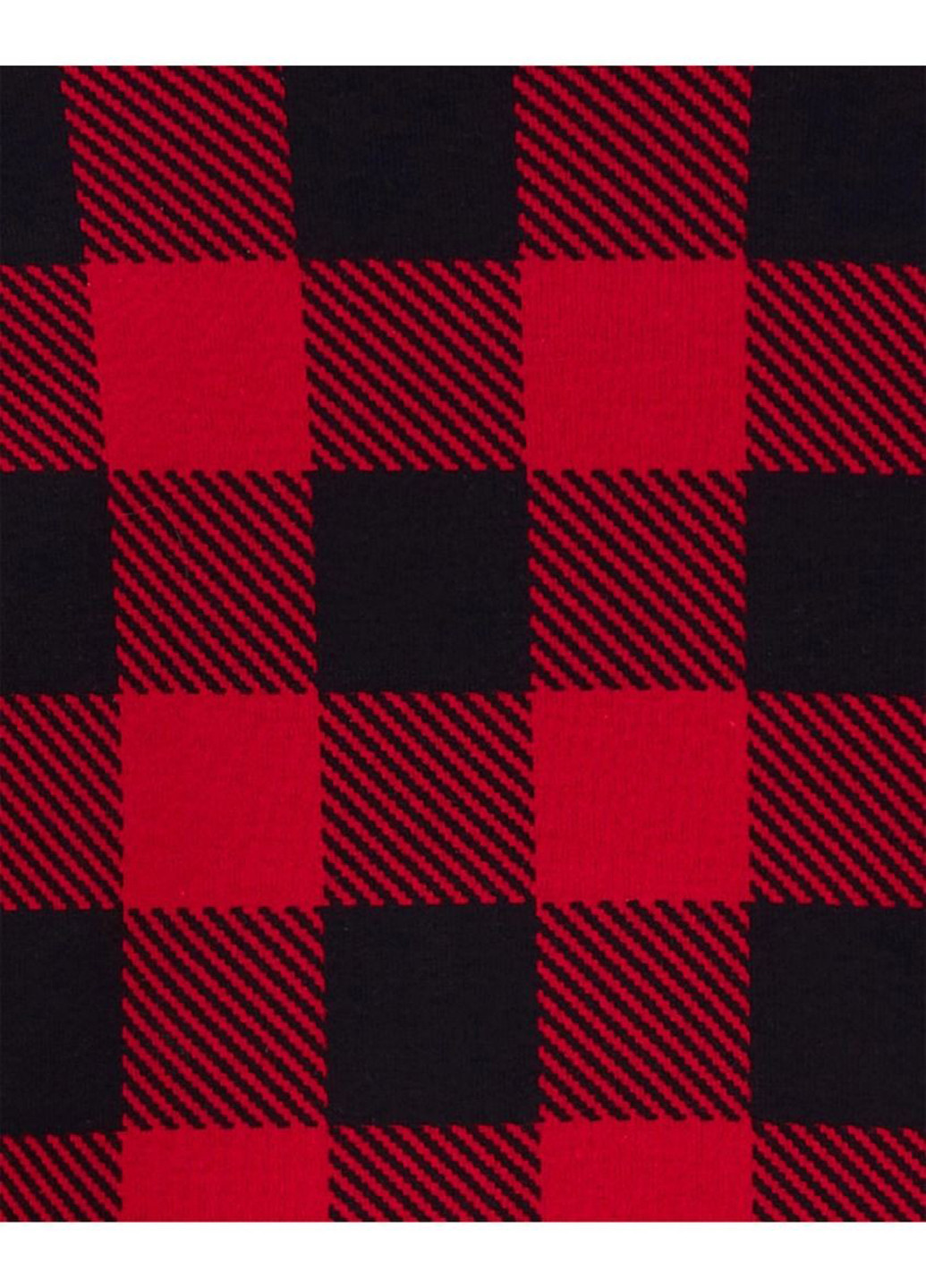 Красная всесезон пижама (лонгслив, брюки) (2 шт.) лонгслив + брюки Carter's