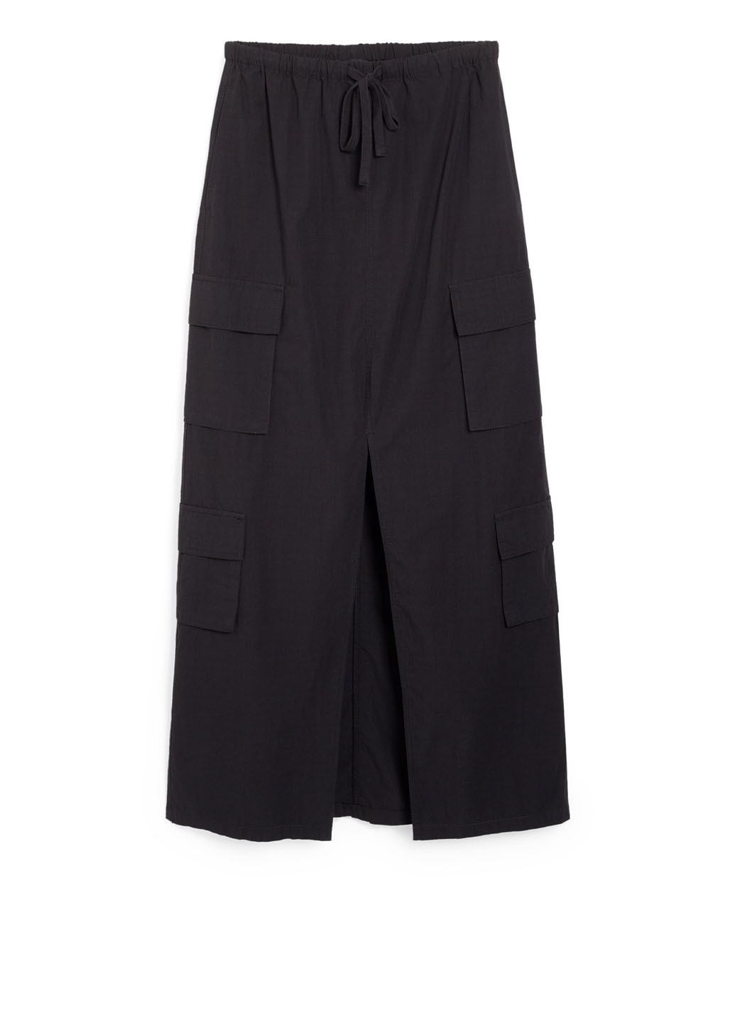 Черная кэжуал однотонная юбка C&A карго