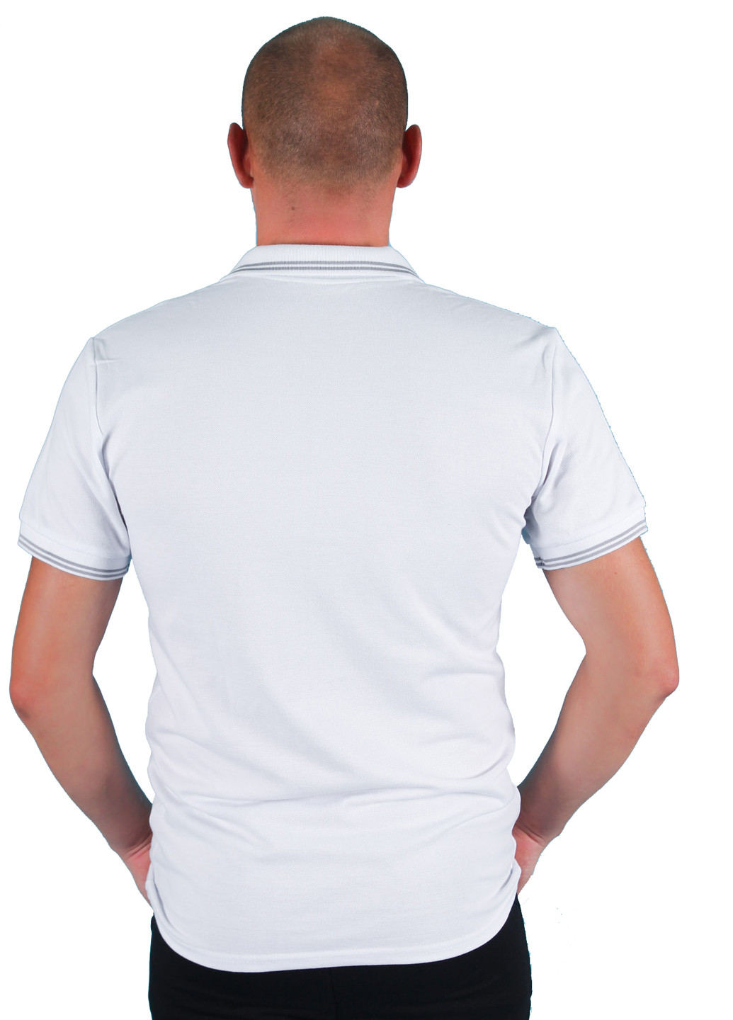 Белая футболка-поло для мужчин Kosta