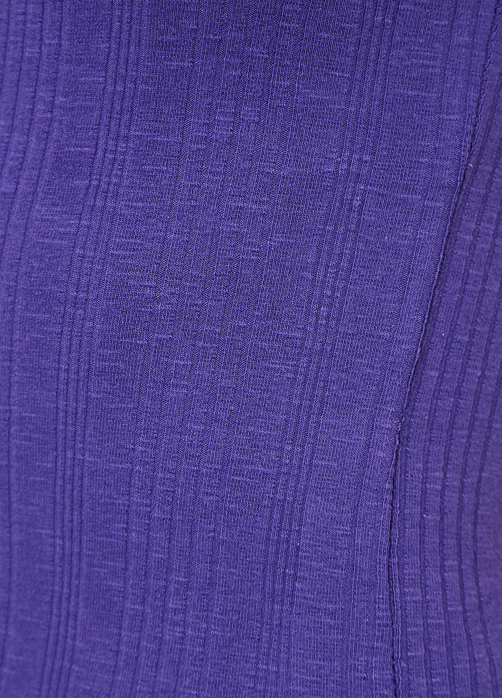 Майка KOTON однотонная фиолетовая кэжуал хлопок, трикотаж
