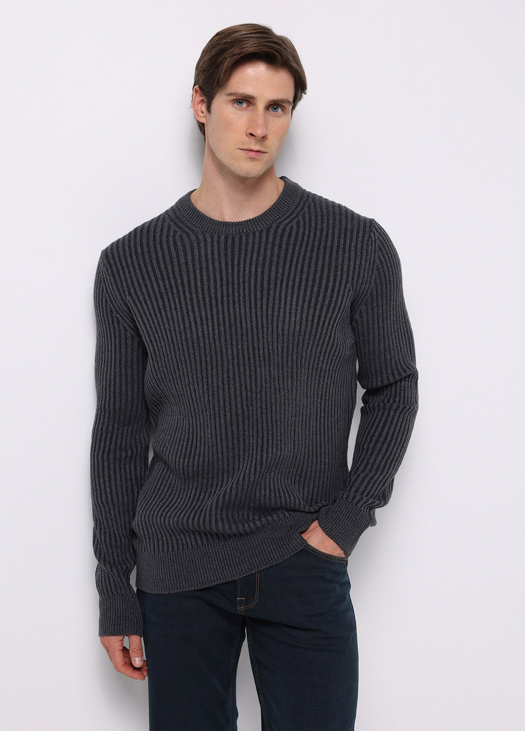 Сіро-синій демісезонний джемпер джемпер Colin's