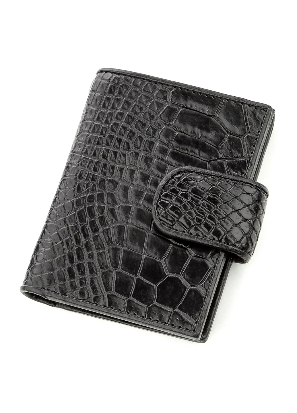 Чоловічий шкіряна візитниця 10,5х8х0,5 см Crocodile leather (253174542)