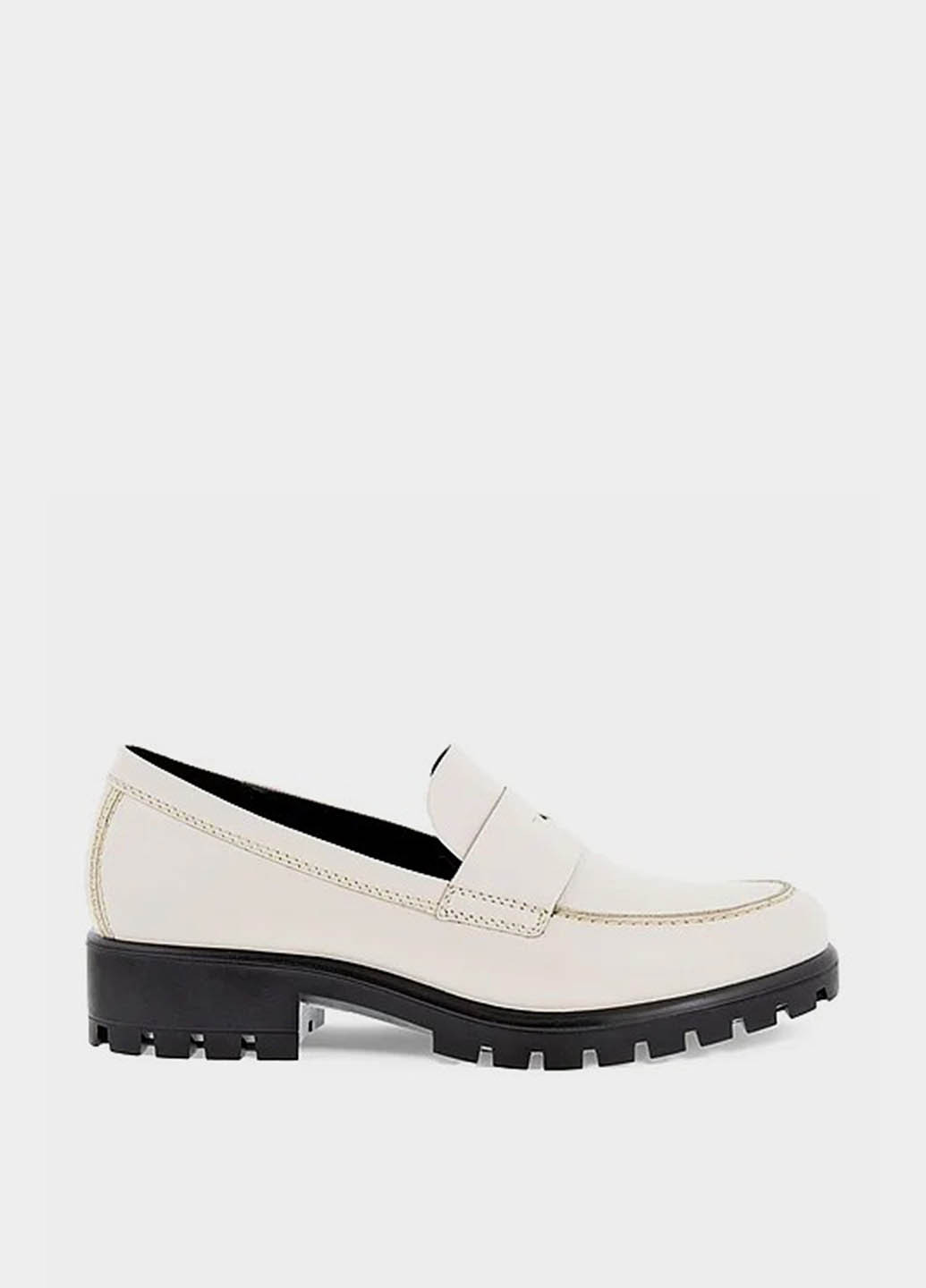 Ecco Туфлі лофери світло-бежевий з натуральна шкіра, данія — демісезон (365697135)