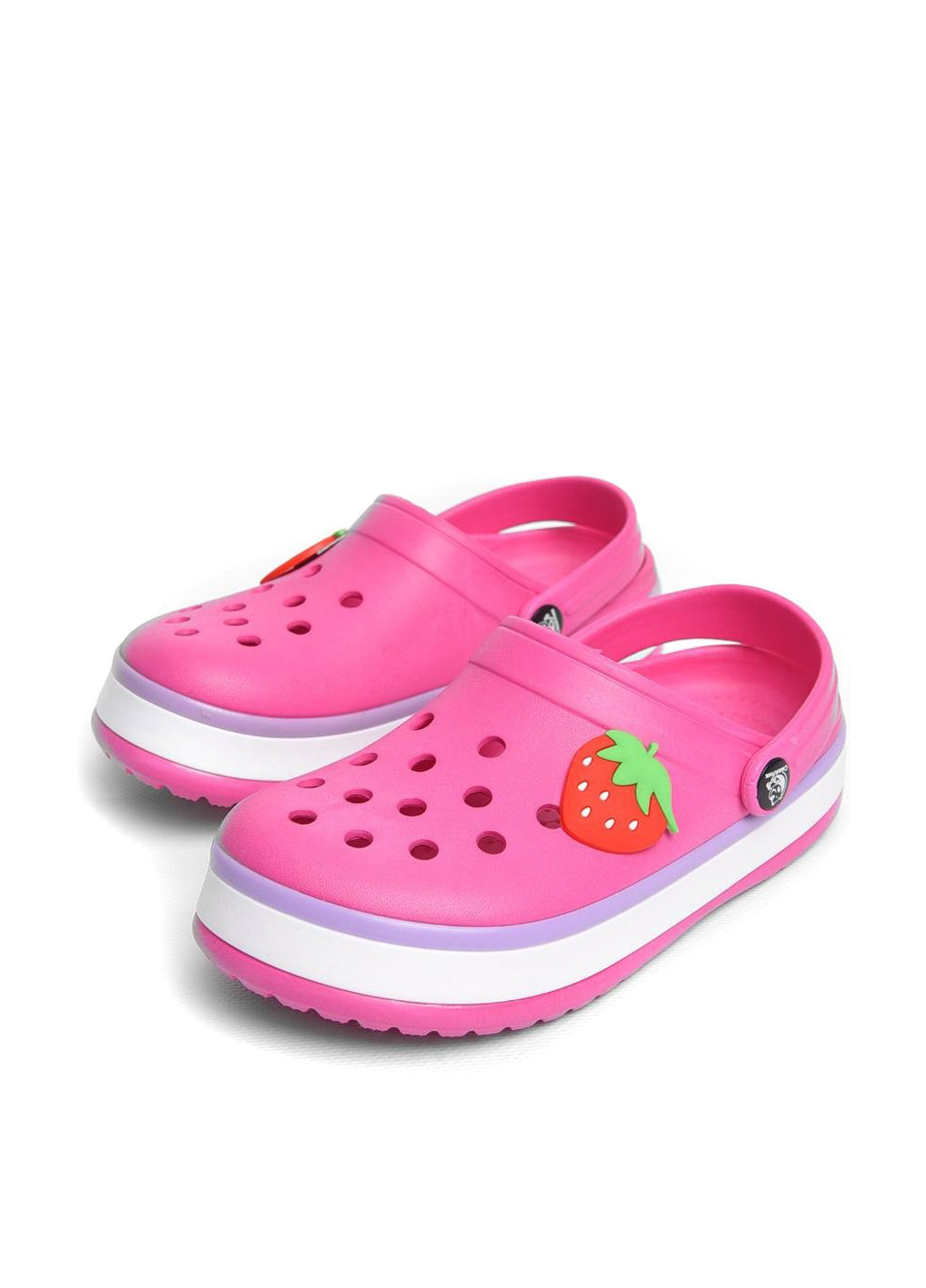 Розовые сабо Luck Line с логотипом, джибитсы