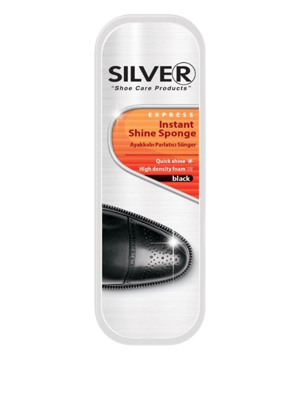 Губка-блеск стандартная, черная Silver (17433006)