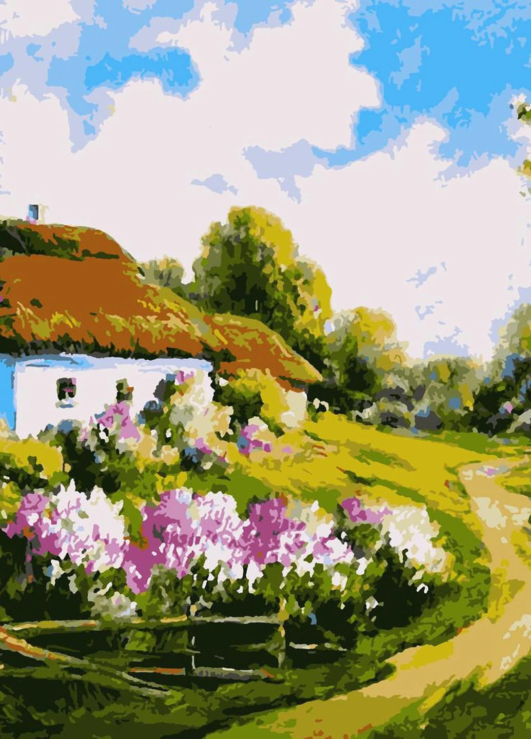 Картин по номерам "Весна" 50*60 см No Brand (254583804)