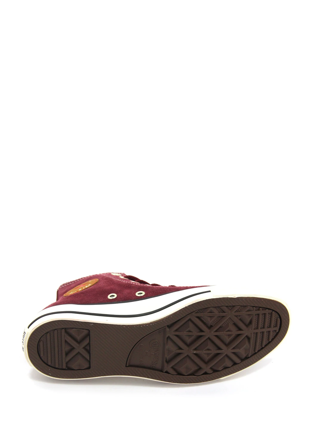 Бордові жіночі кеди chuck taylor all star suede high top Converse
