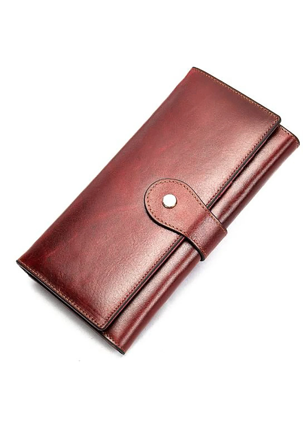 Женский кожаный кошелек 9,5х19х3 см Vintage (252127496)