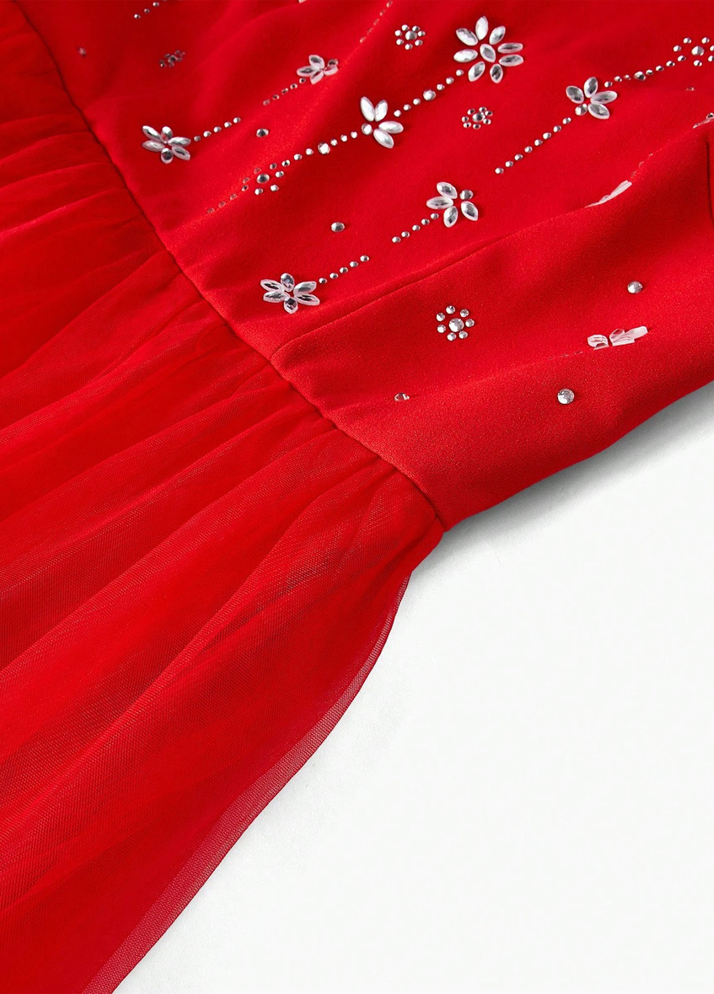 Червона святковий сукня пачка SHEIN однотонна