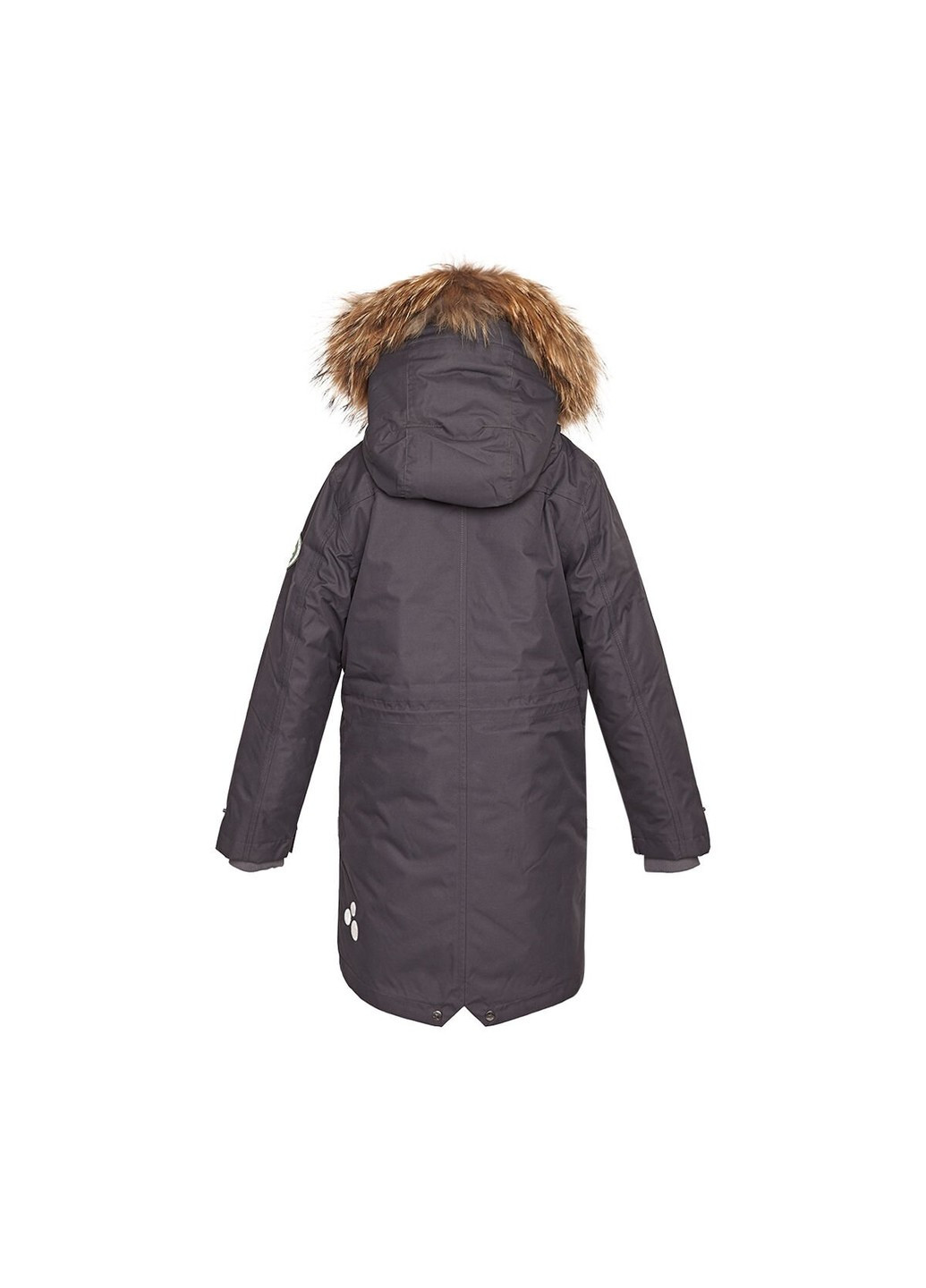 Сірне зимнє Пальто зимове DAVID 1 Huppa