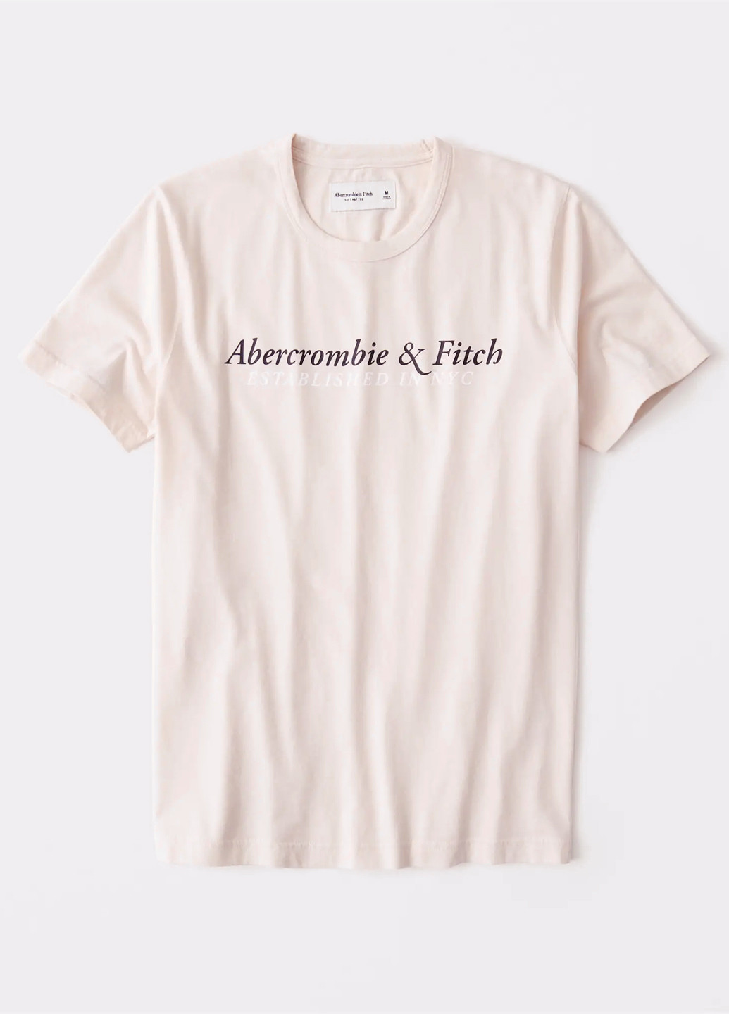 Світло-рожева футболка Abercrombie & Fitch