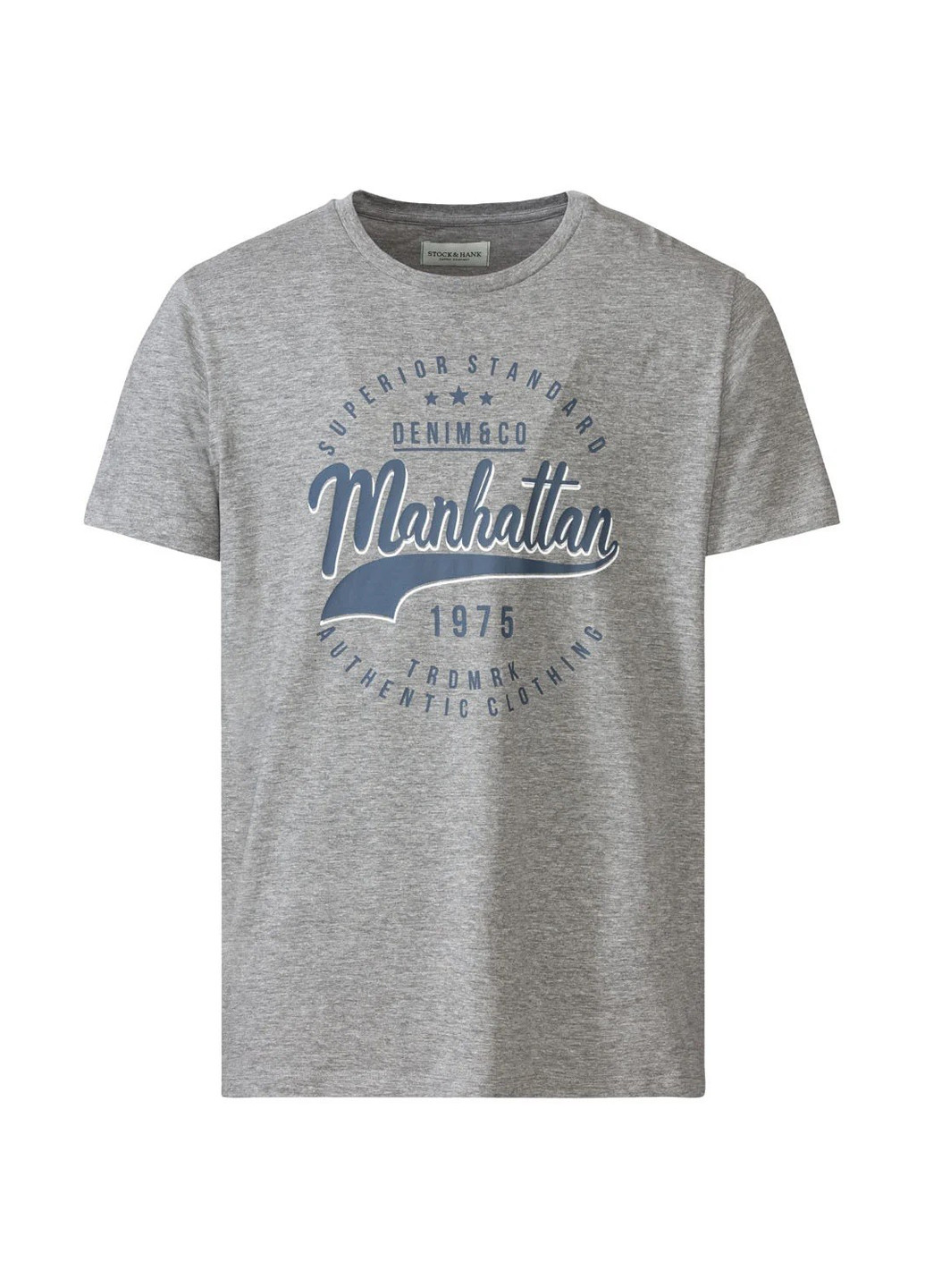 Сіра футболка Stock & Hank