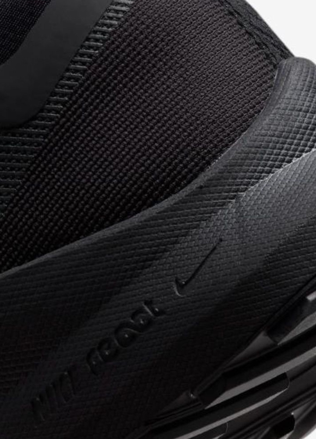 Чорні Осінні кросівки dj7926-008 Nike React Pegasus Trail Gore - Tex