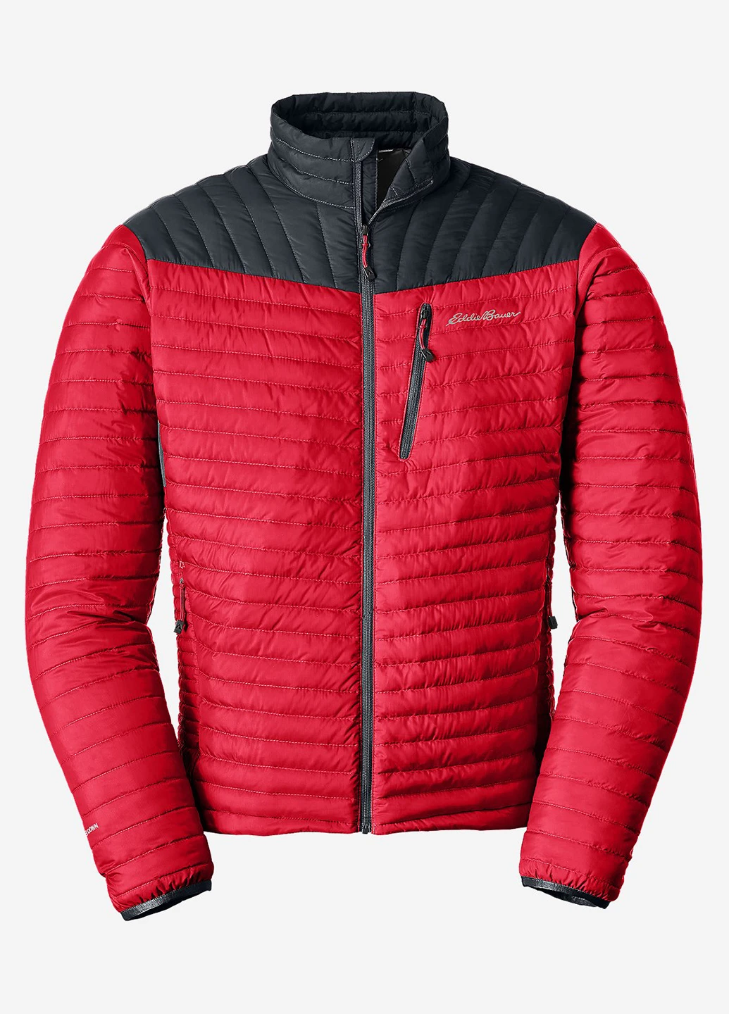 Красный демисезонный Пуховик Eddie Bauer