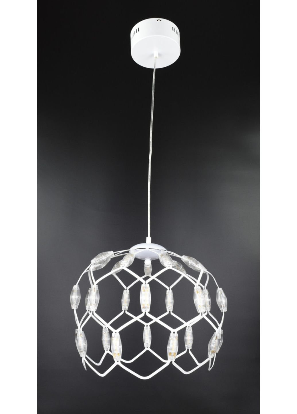 Люстра потолочная LED D1288/400-wh Белый 42х40х40 см. Sunnysky (253627310)