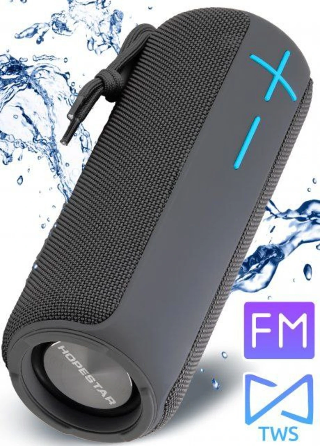 Колонка Bluetooth HOPESTAR P24 (30)A25(96444) (Серый) Art (254325247)