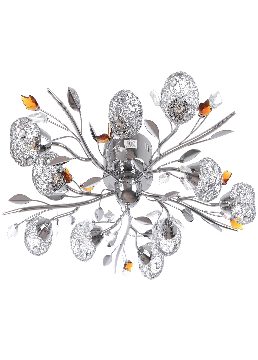 Люстра потолочная флористика BR-368S/10 CHR Brille (251290908)