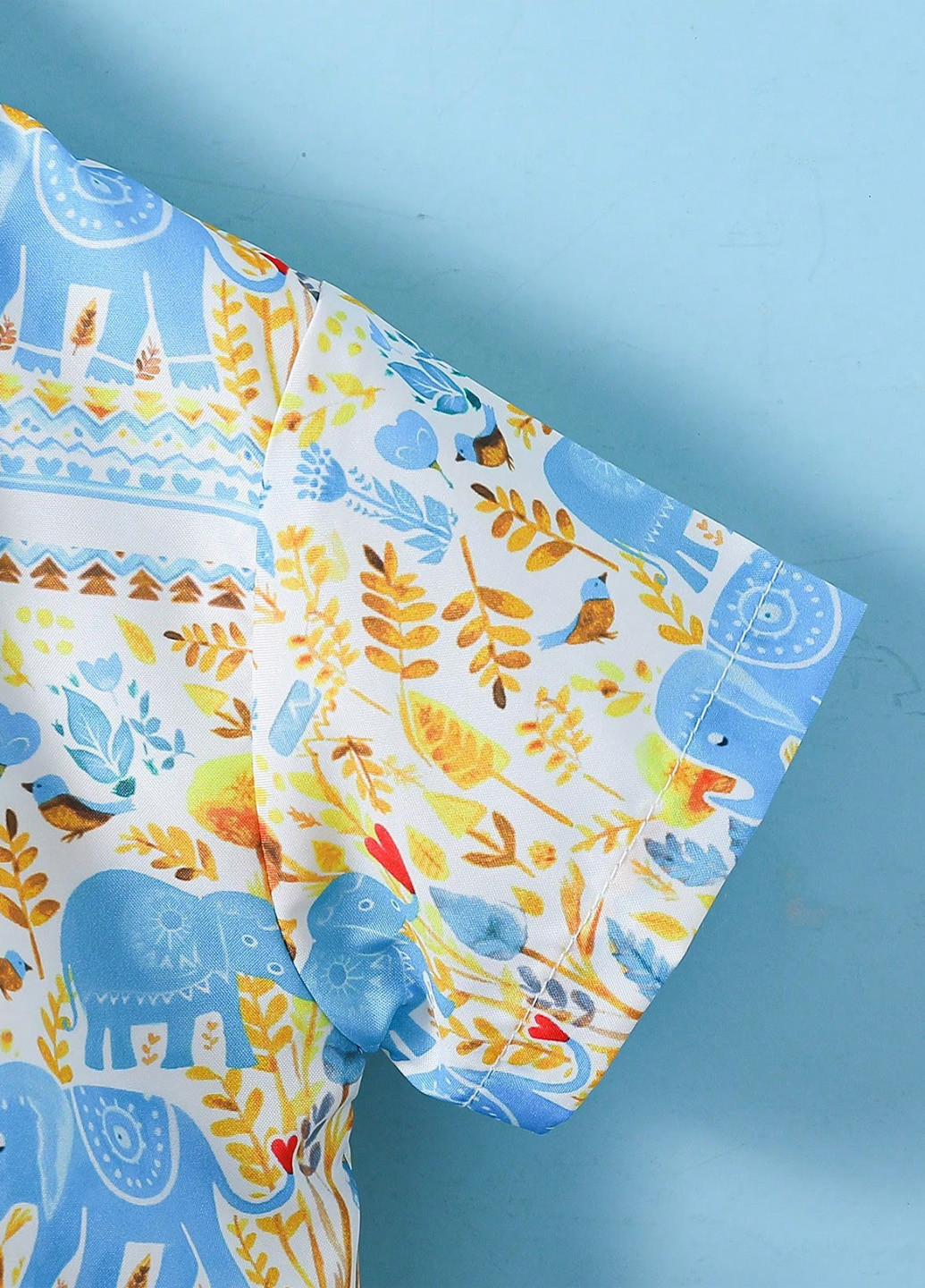 Комбінований літній костюм (сорочка, шорти) з шортами, з сорочкою SHEIN