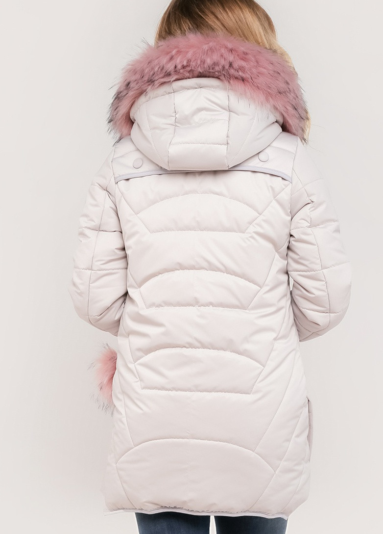 Молочна зимня куртка Modniy OAZIS