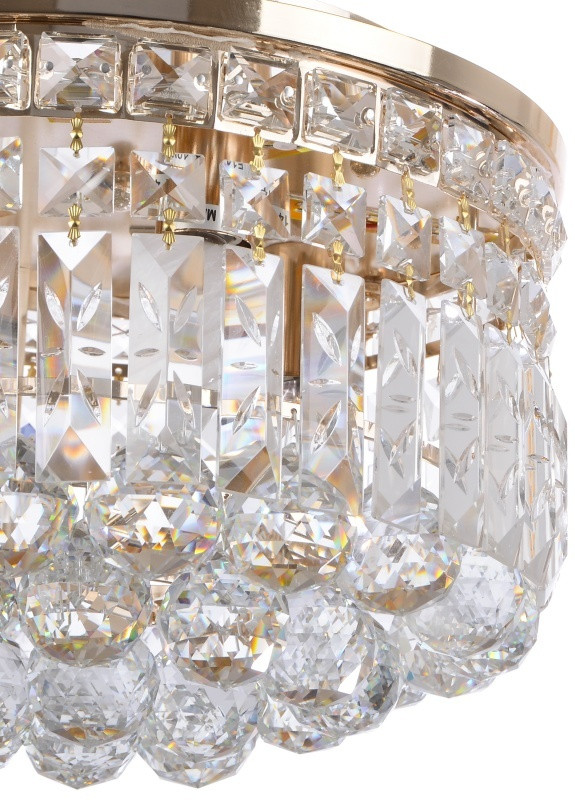 Люстра стельова торт з підсвічуванням велика BCL-613C/3*E14 + 4*3W LED Brille (253886292)