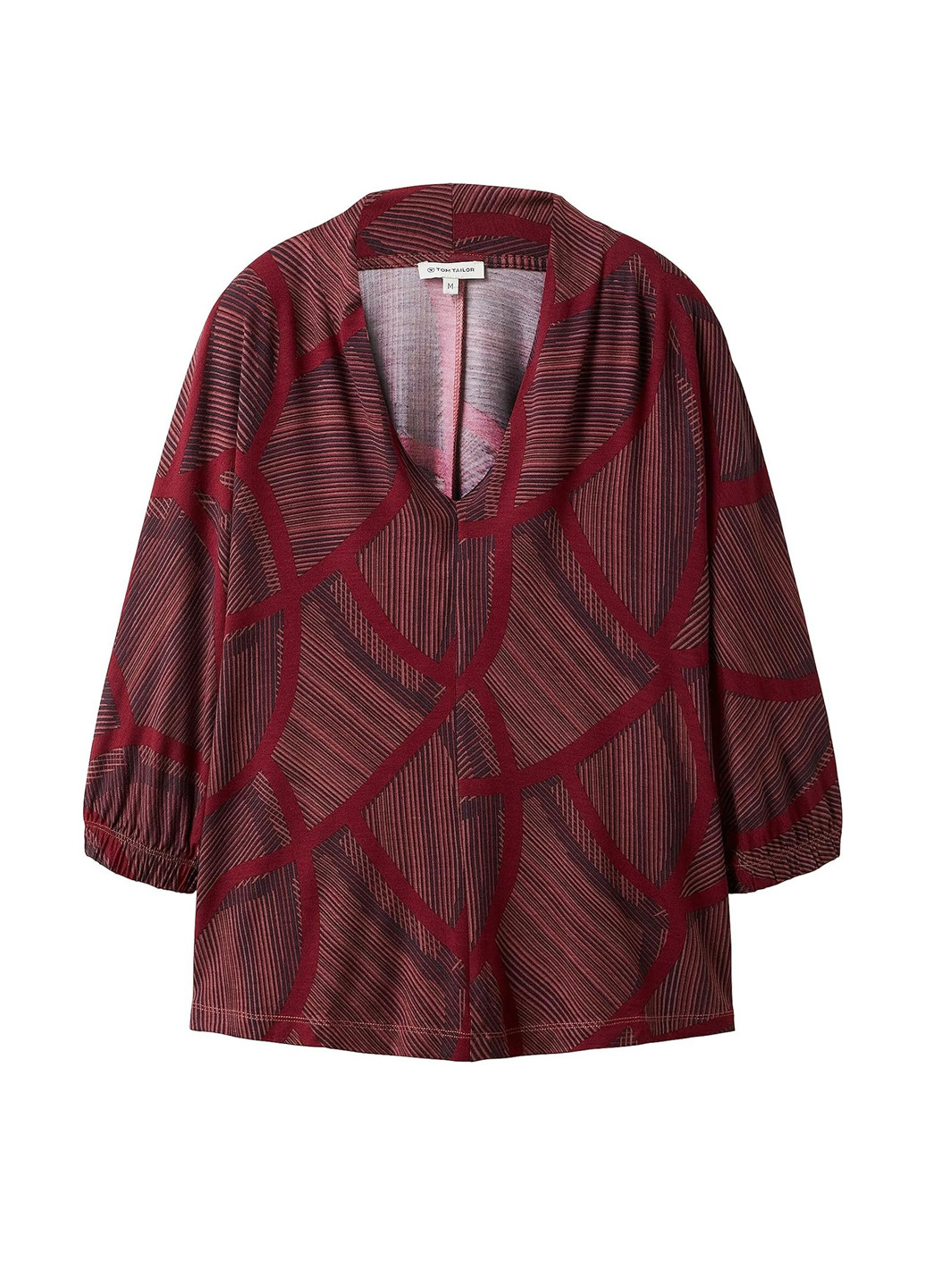 Бордова блуза Tom Tailor