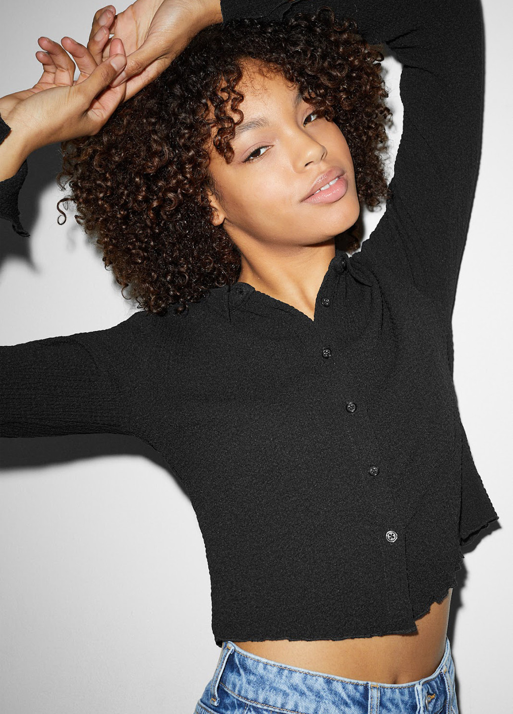 Чёрная блуза C&A