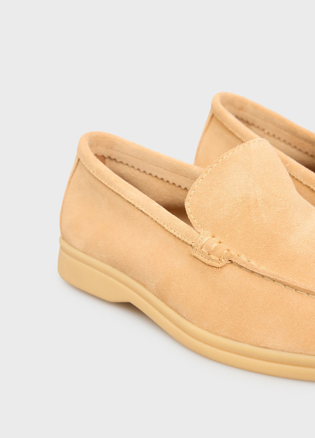 PRPY Туфли лоферы бежевый з натуральная замша, китай — демисезон (334684242)