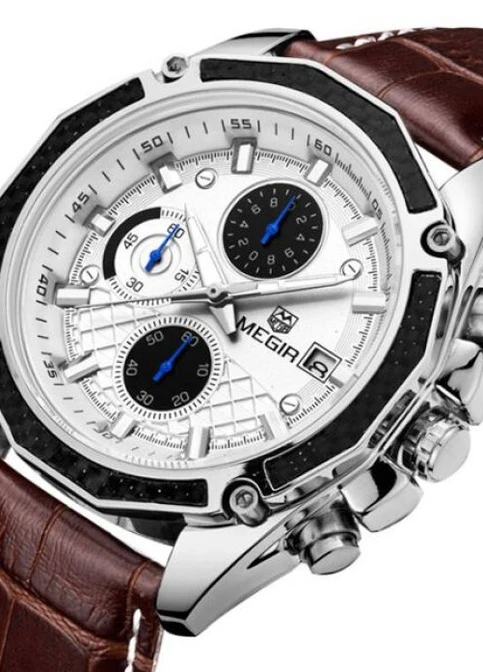 Мужские часы Jedir Chronometr кварцевые Megir (229049599)