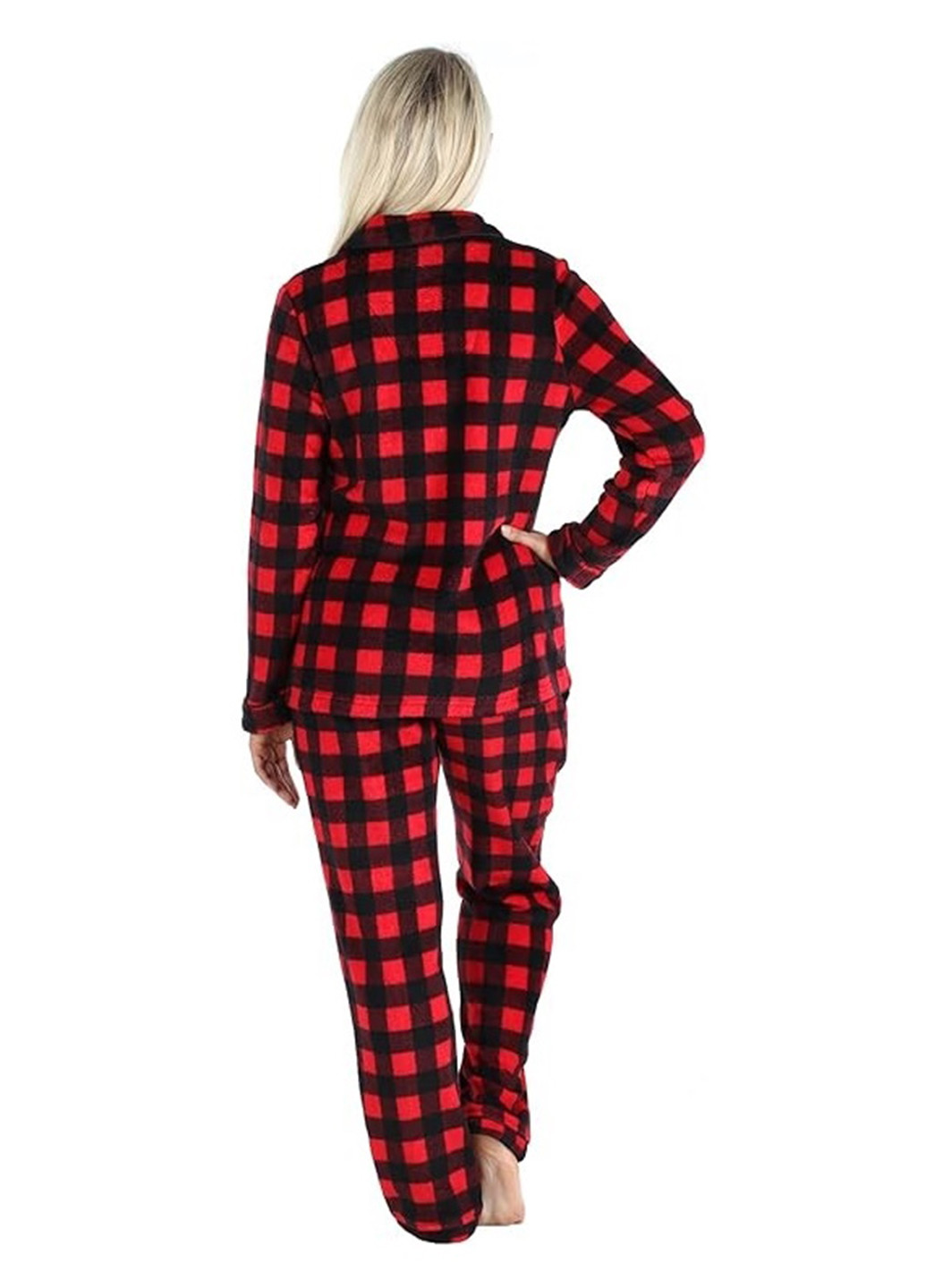 Червона всесезон піжама (сорочка, штани) сорочка + брюки Frankie & Johnny