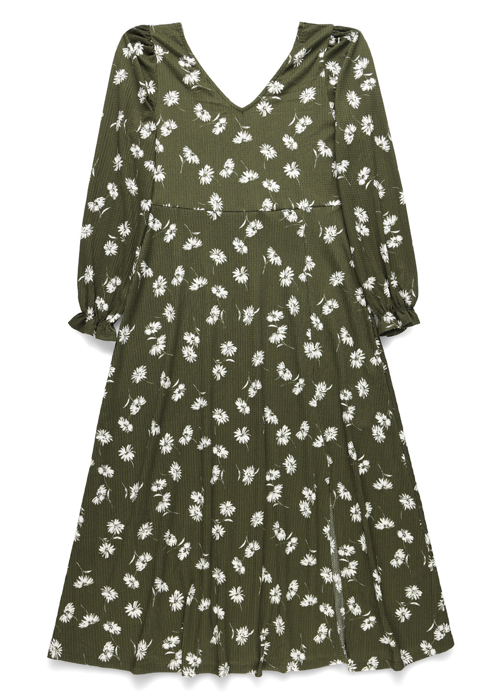 Темно-зелена кежуал сукня PrettyLittleThing з квітковим принтом