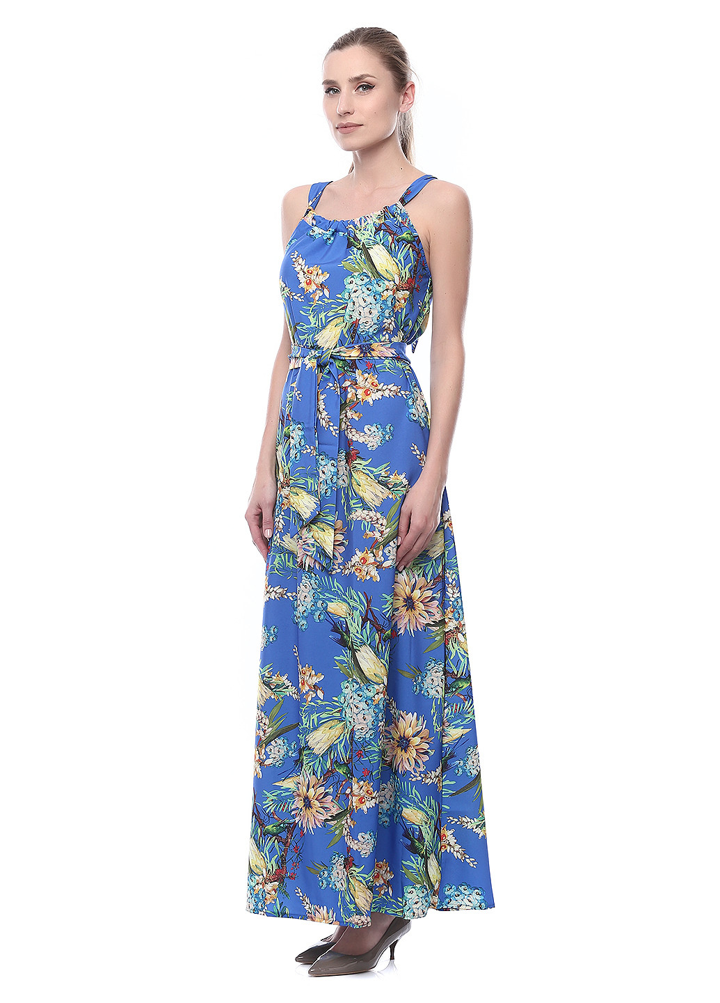 Синя кежуал платье Anastasimo з квітковим принтом
