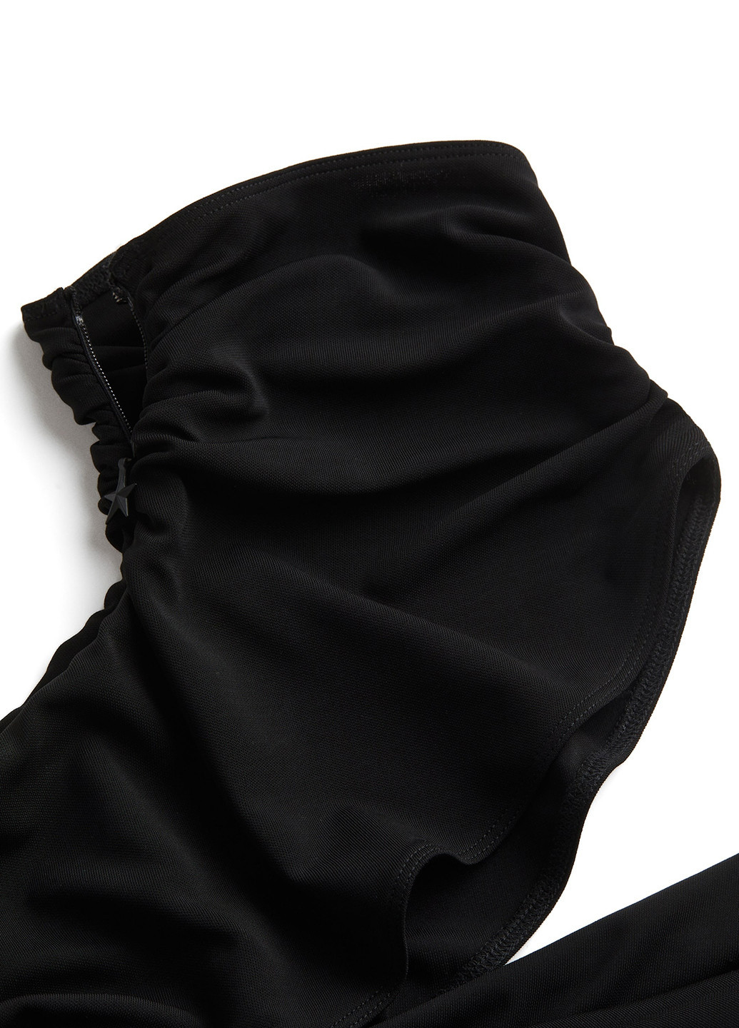 Черное коктейльное, вечернее, кэжуал платье силуэтная H&M х Mugler однотонное