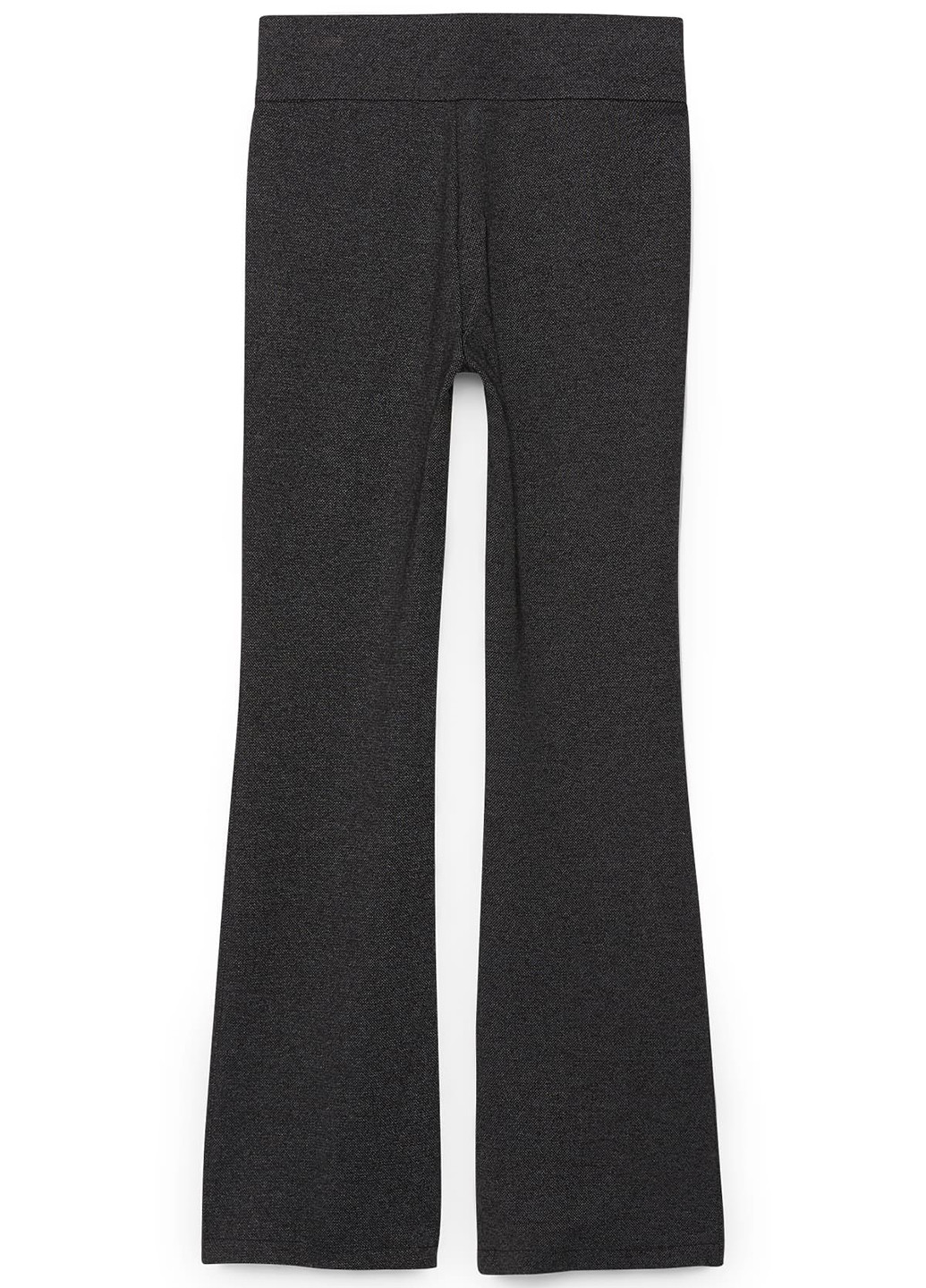 Темно-серые кэжуал демисезонные клеш, укороченные брюки C&A