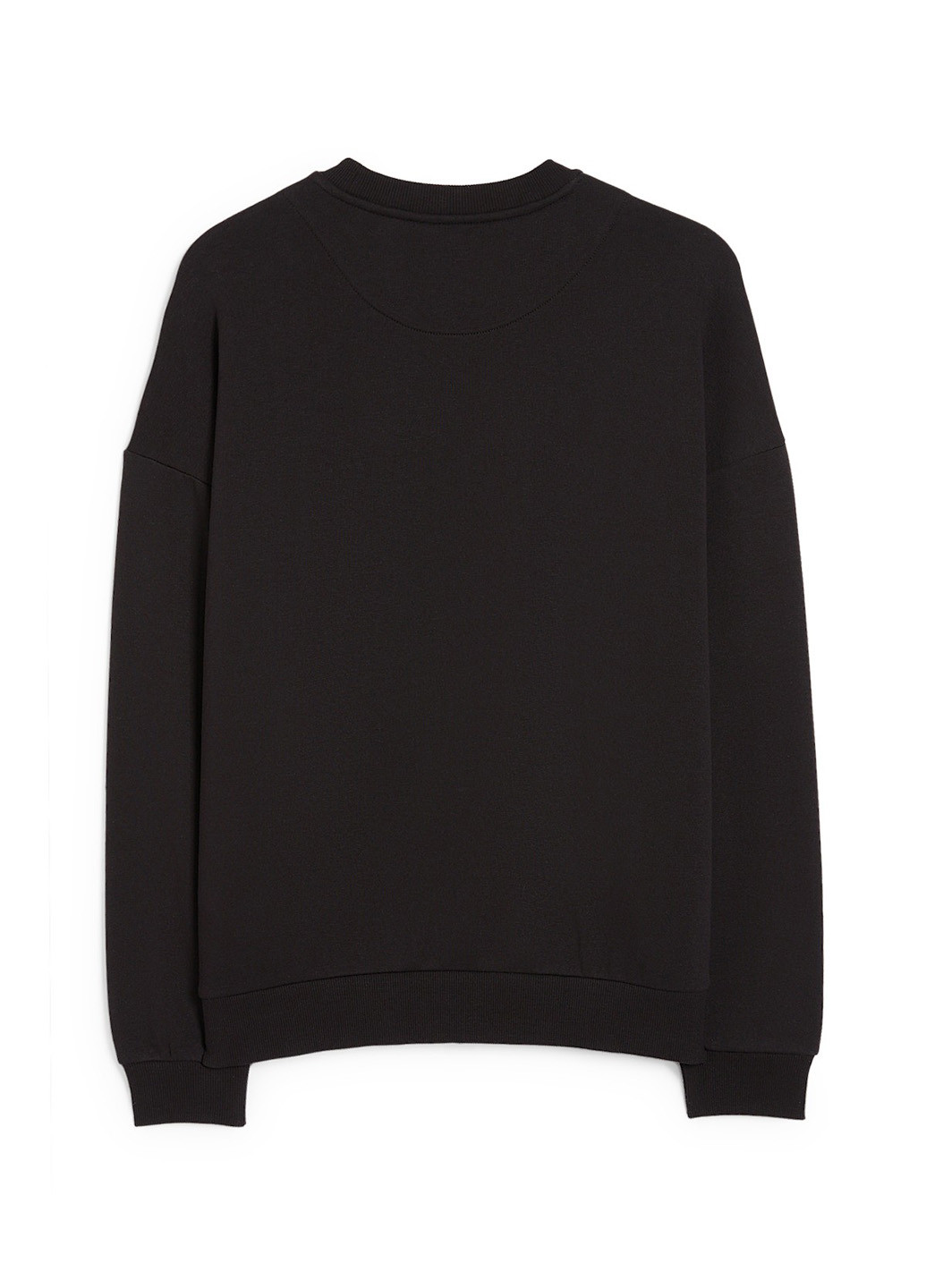 Черный свитшот C&A надпись без декора (314477125)