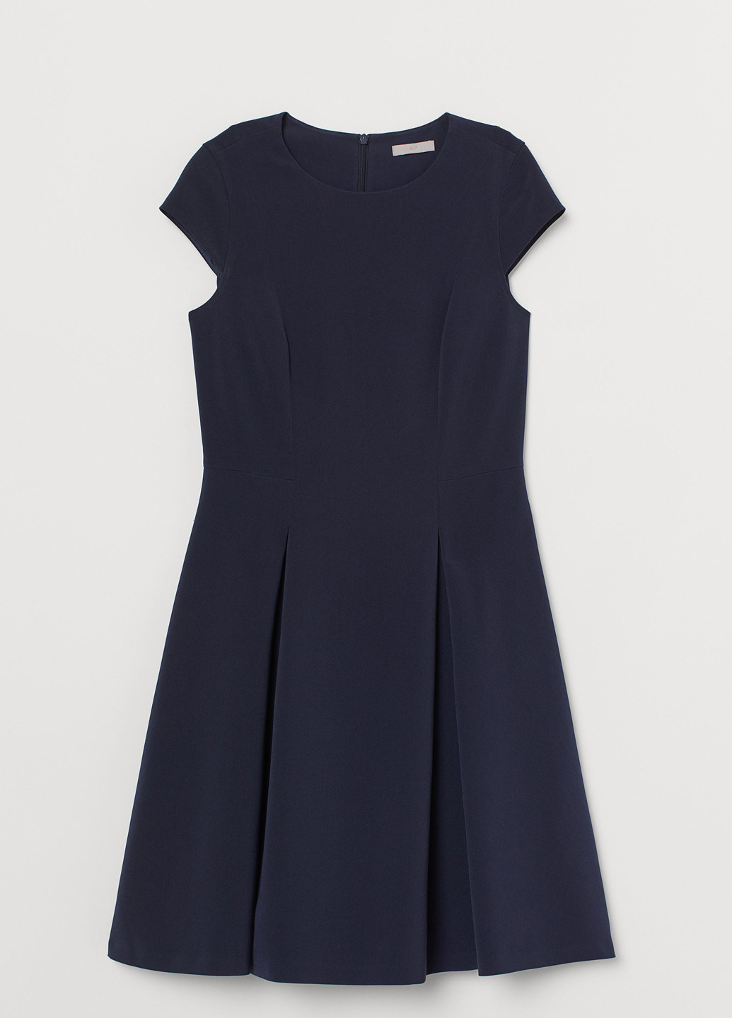 Темно-синя кежуал сукня кльош H&M