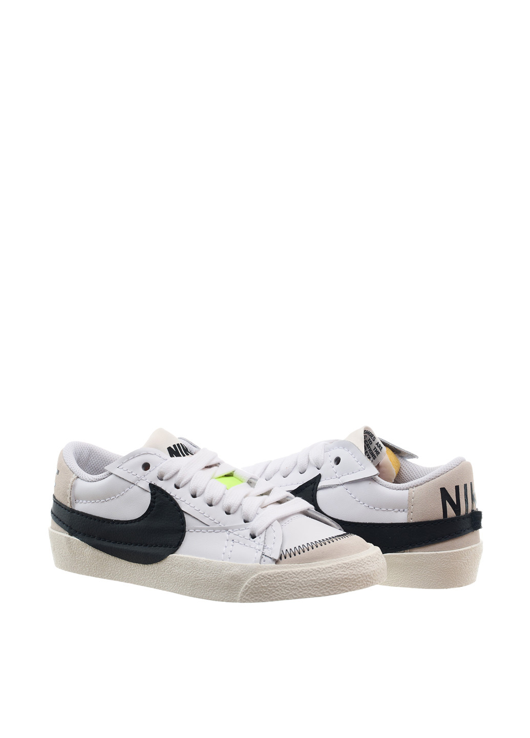 Белые демисезонные кроссовки dq1470-101_2024 Nike W BLAZER LOW '77 JUMBO