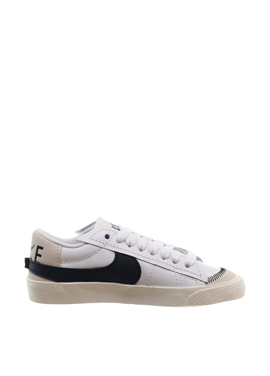 Белые демисезонные кроссовки dq1470-101_2024 Nike W BLAZER LOW '77 JUMBO
