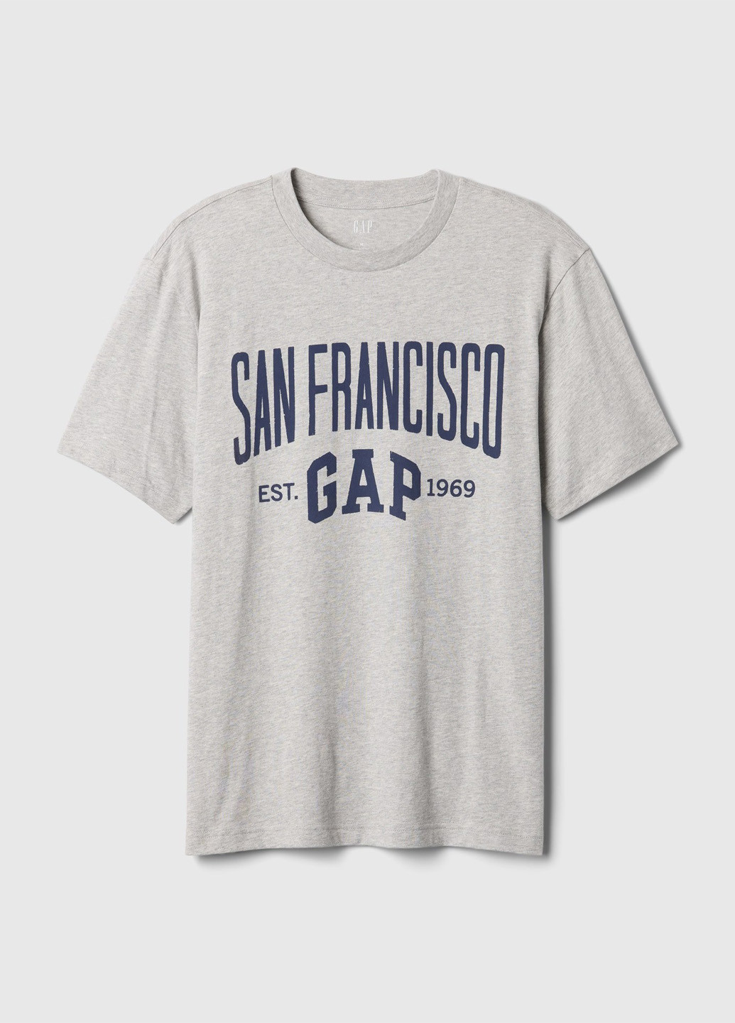 Светло-серая футболка Gap