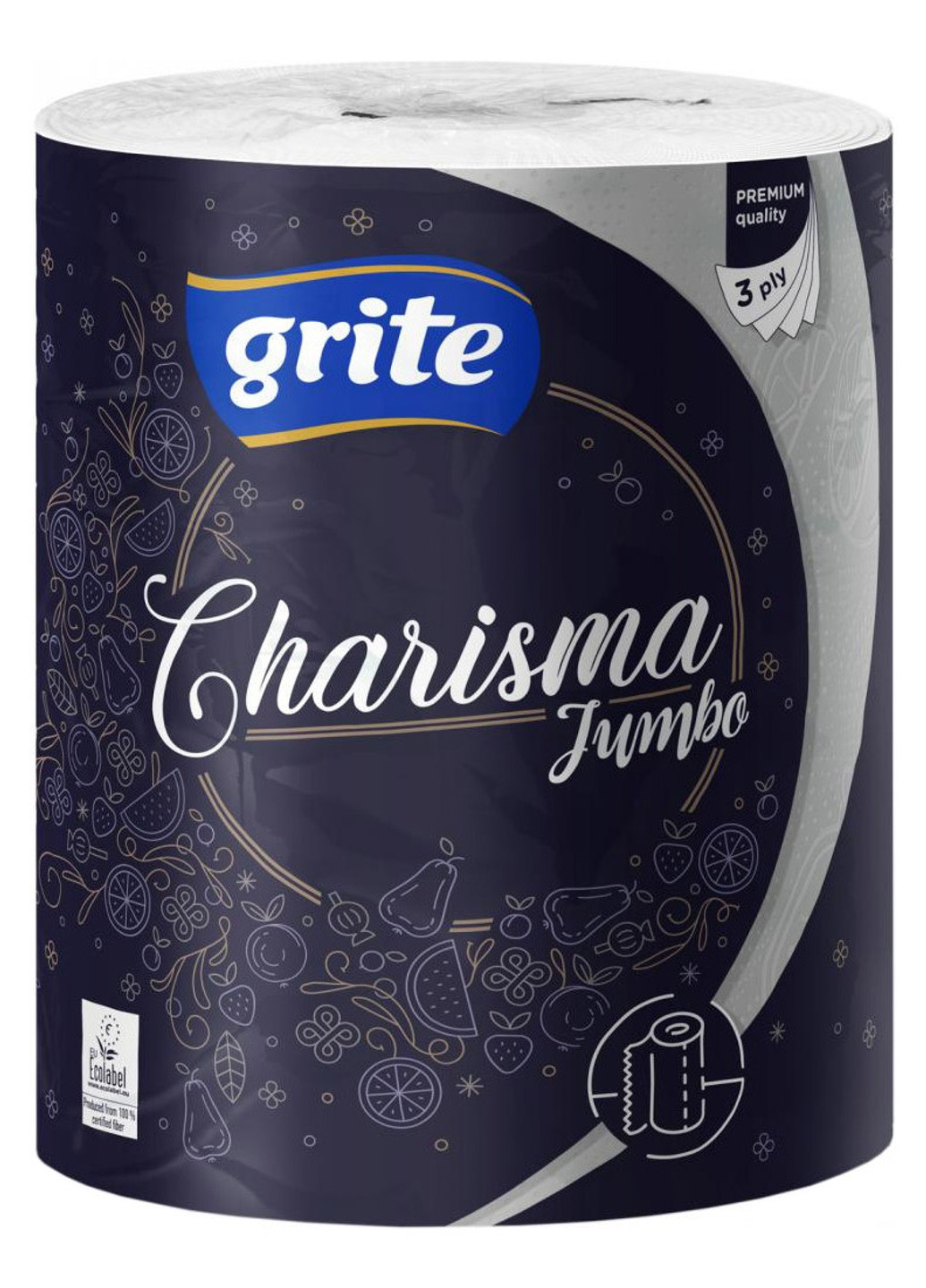 Рушники паперові Charisma Jambo 1 рулон Grite (199671324)