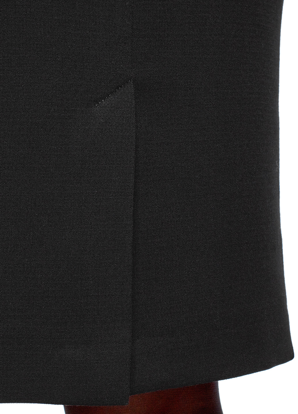 Черная офисная однотонная юбка Oodji мини