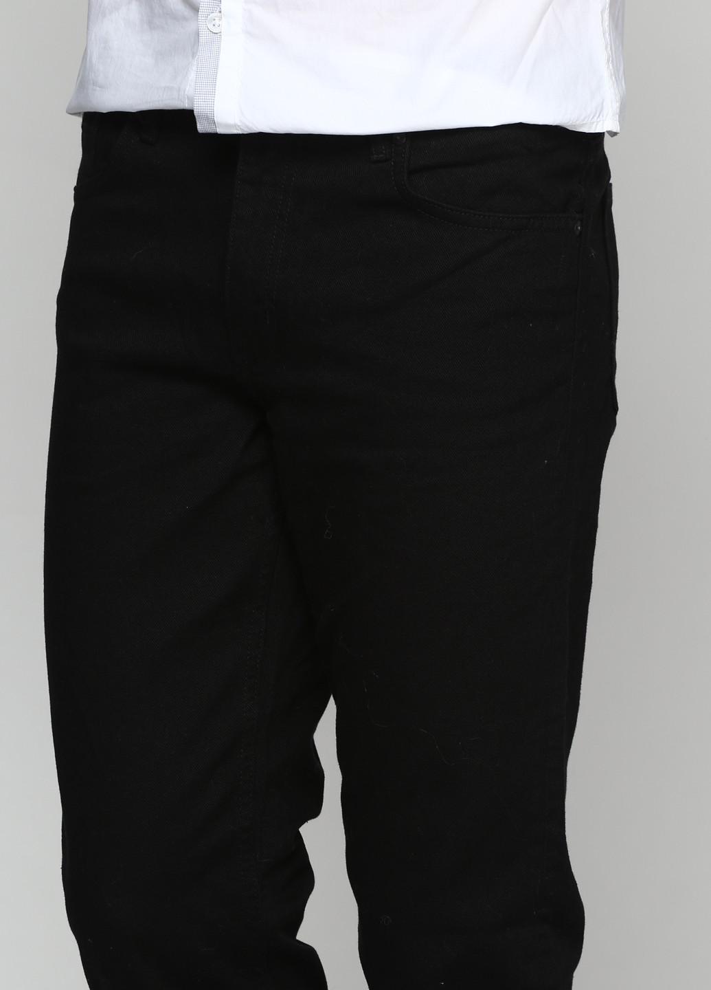 Черные демисезонные со средней талией джинсы Cos