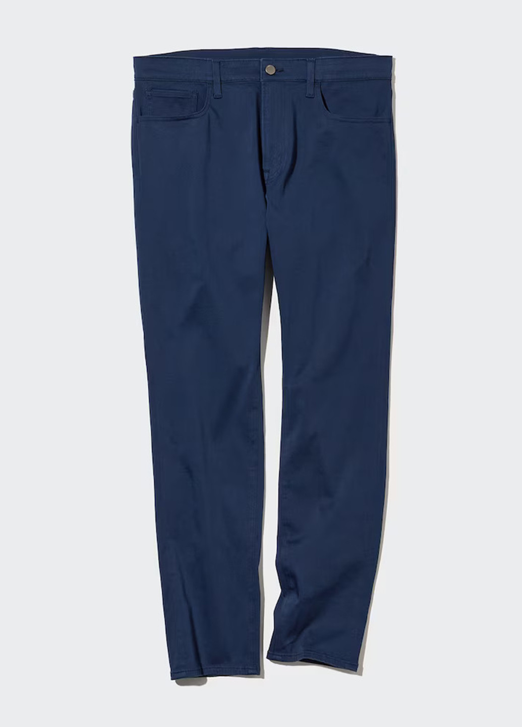 Синие демисезонные прямые джинсы Uniqlo