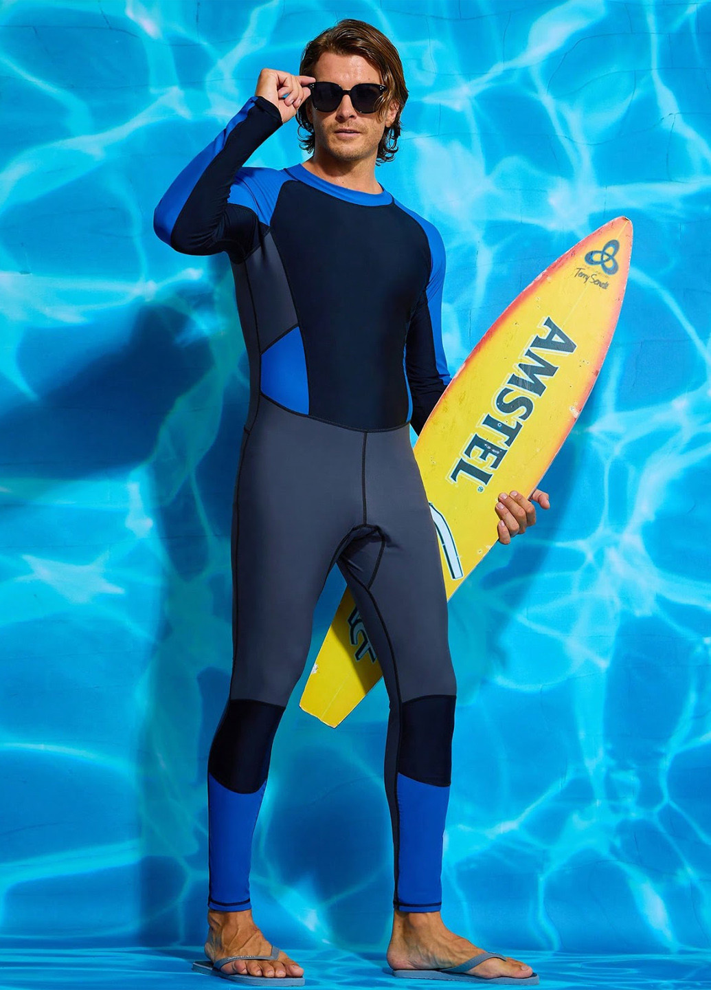 Гідрокостюм SHEIN колор блок комбінований