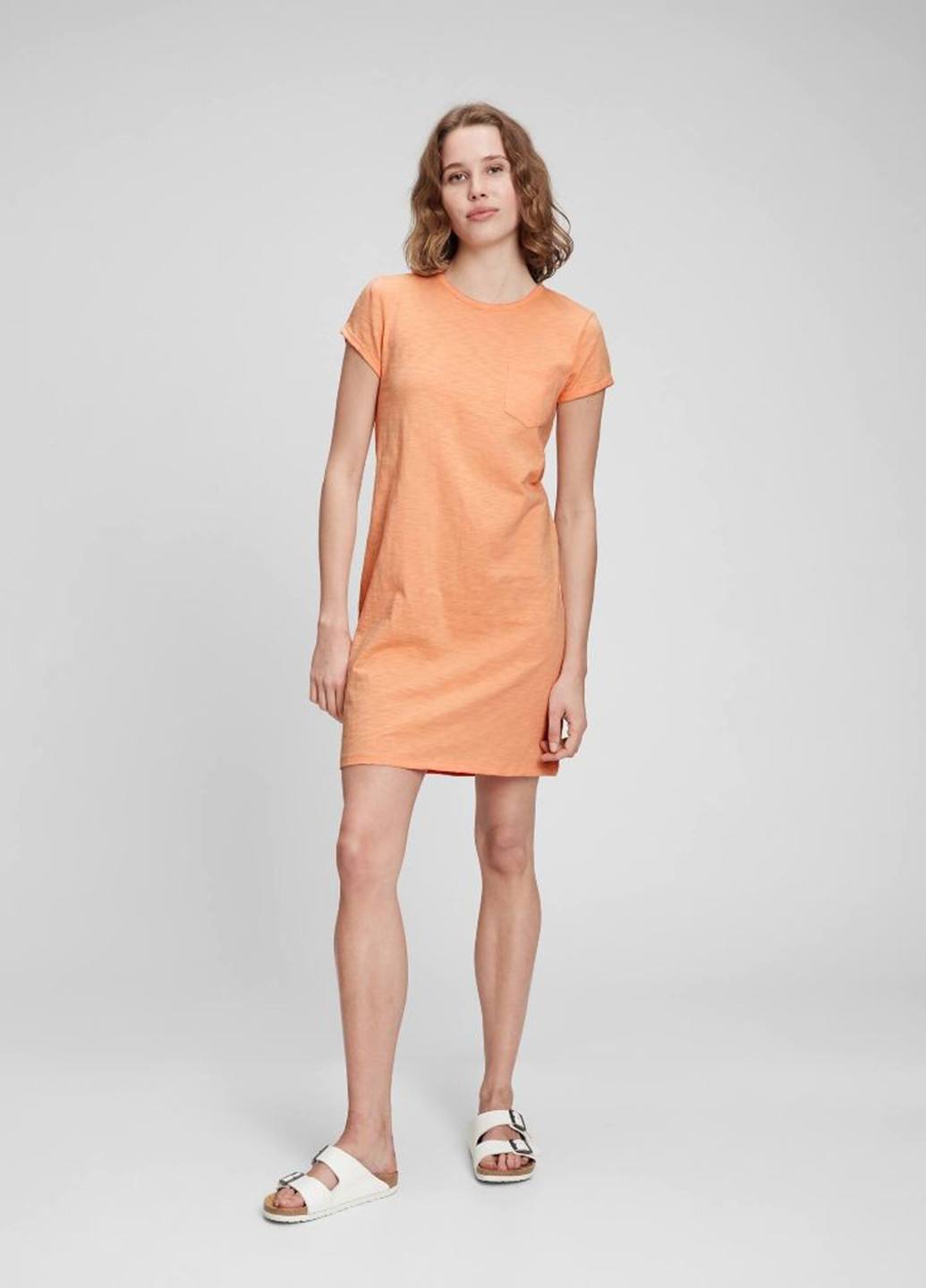 Помаранчева кежуал сукня сукня-футболка Gap однотонна