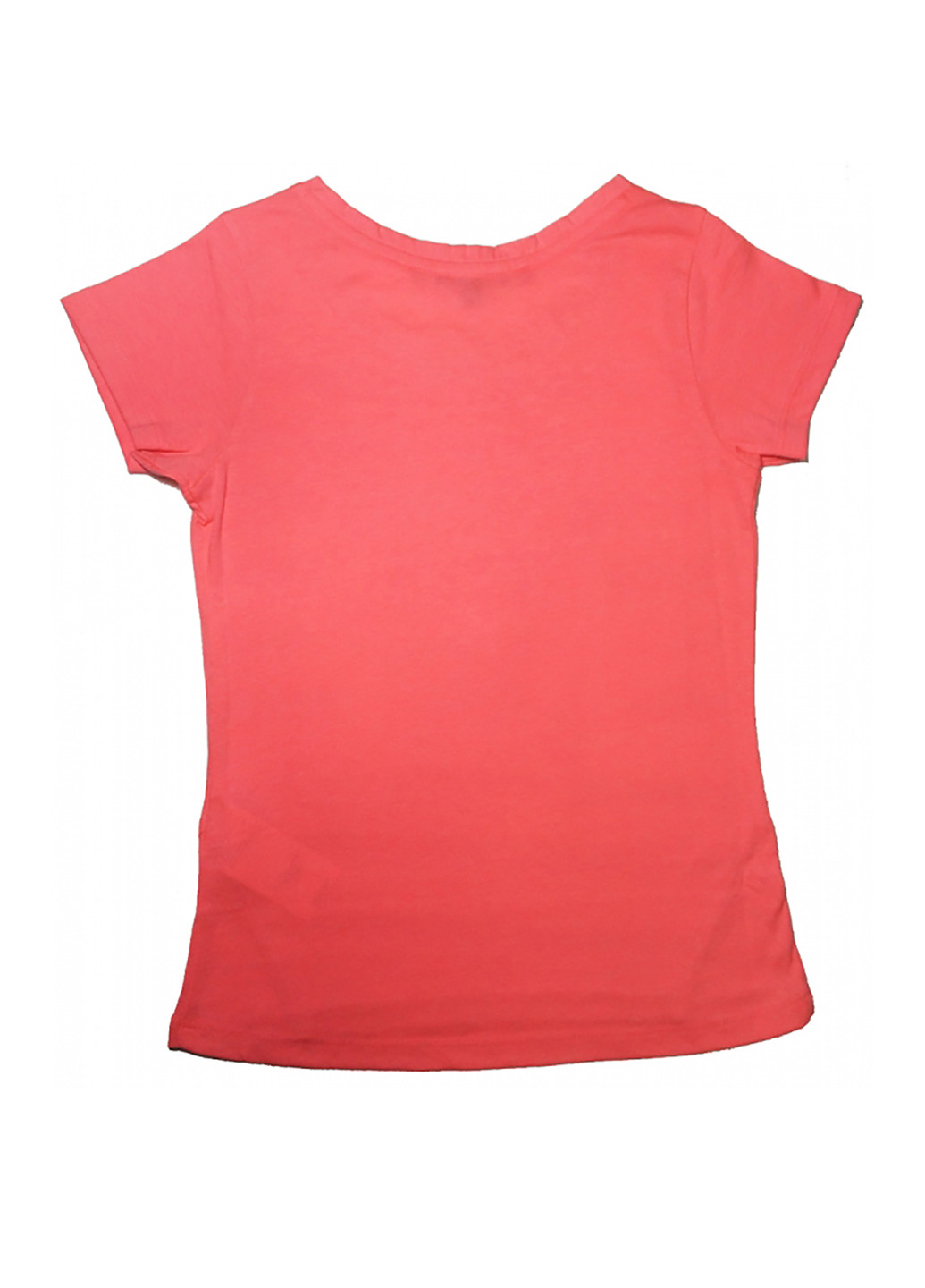 Розовая летняя футболка с коротким рукавом B-Karo