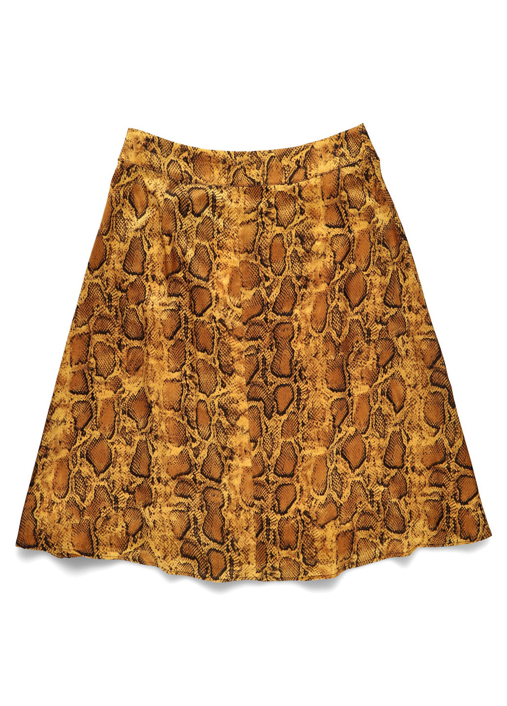 Желтая кэжуал змеиный юбка Love Copenhagen клешированная, на запах