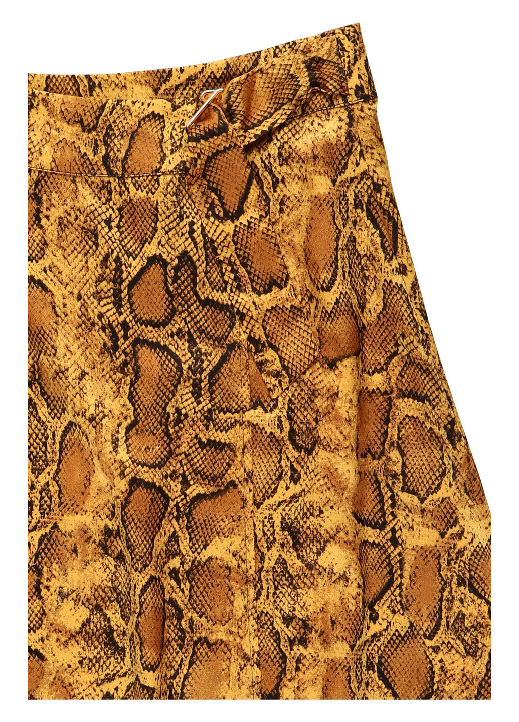 Желтая кэжуал змеиный юбка Love Copenhagen клешированная, на запах