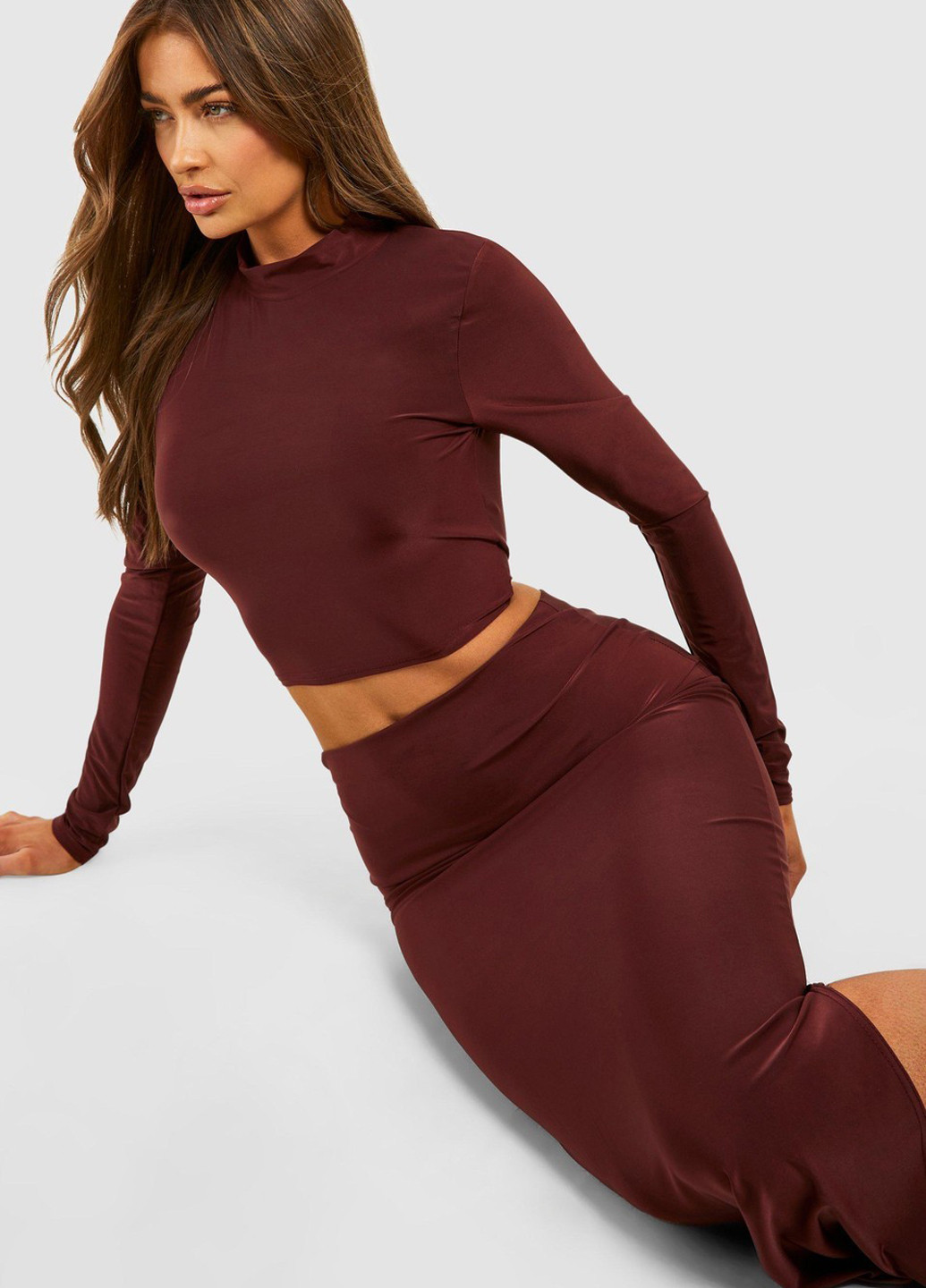 Костюм (топ, спідниця) Boohoo (316545910)