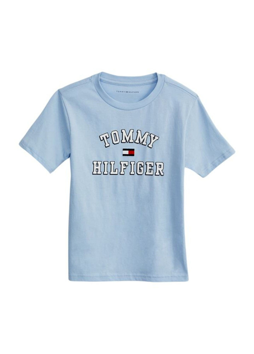 Голубая летняя футболка Tommy Hilfiger