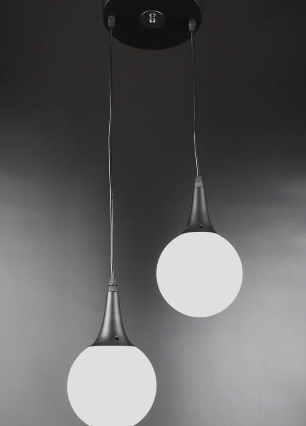 Люстра потолочная подвесная в стиле LOFT (лофт) 11191/2 Черный 35х30х30 см. Handmade (234538401)